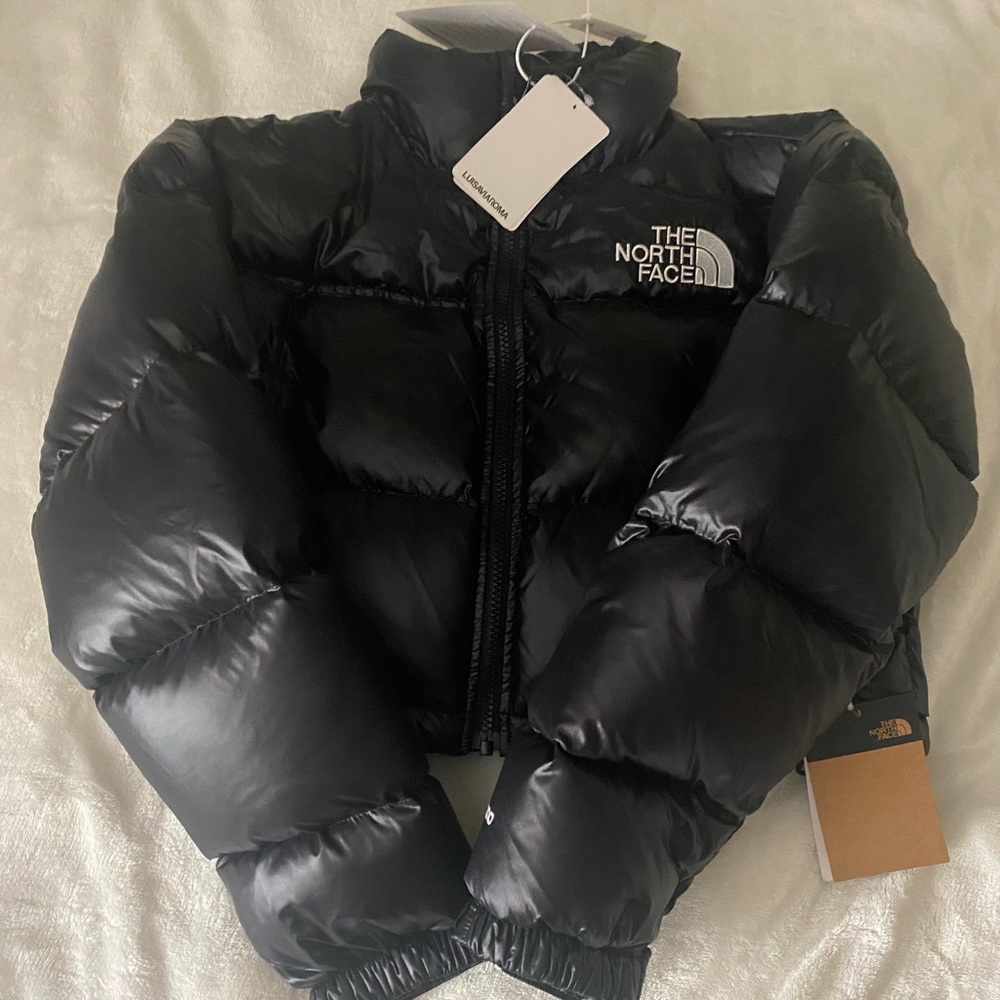 Black puffer xs North-face